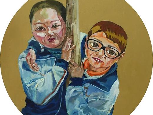 孩童時(shí)代（個(gè)人主頁-ZNTgxMTE2ODg=） - 繪畫 - 站酷設(shè)計(jì)師一塵墨白原創(chuàng)素材 - 站酷ZCOOL