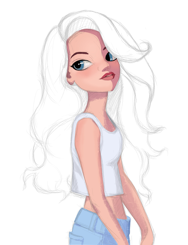 插画练习（附过程）（图ZNzUwMjYyNjg=） - 创作习作 - 站酷设计师冯小媛原创素材 - 站酷ZCOOL