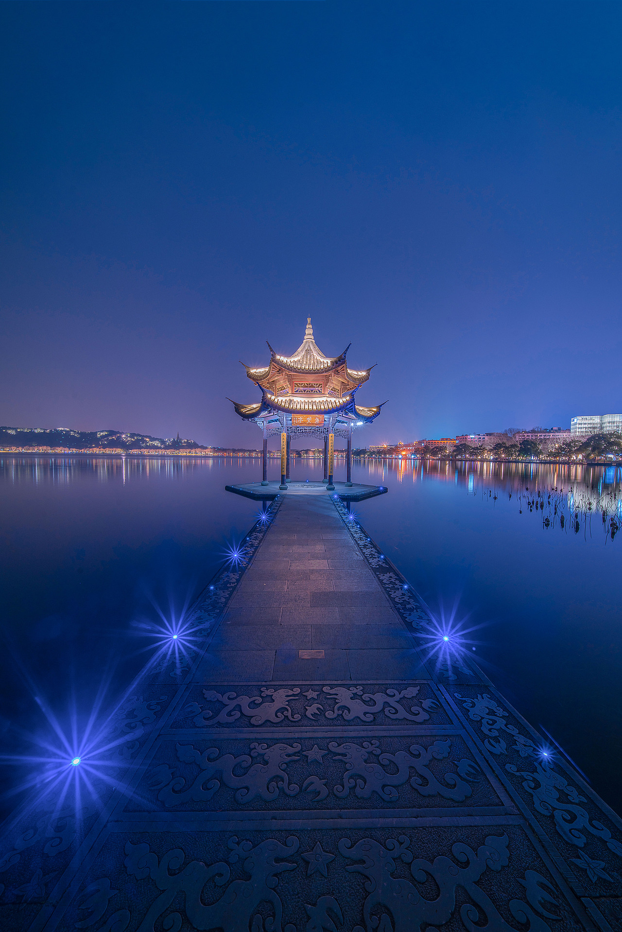 杭州西湖夜景