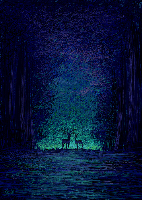 我们再次看到了光（图ZNDE4MzM5MDQ=） - 商业插画 - 站酷设计师feii原创素材 - 站酷ZCOOL