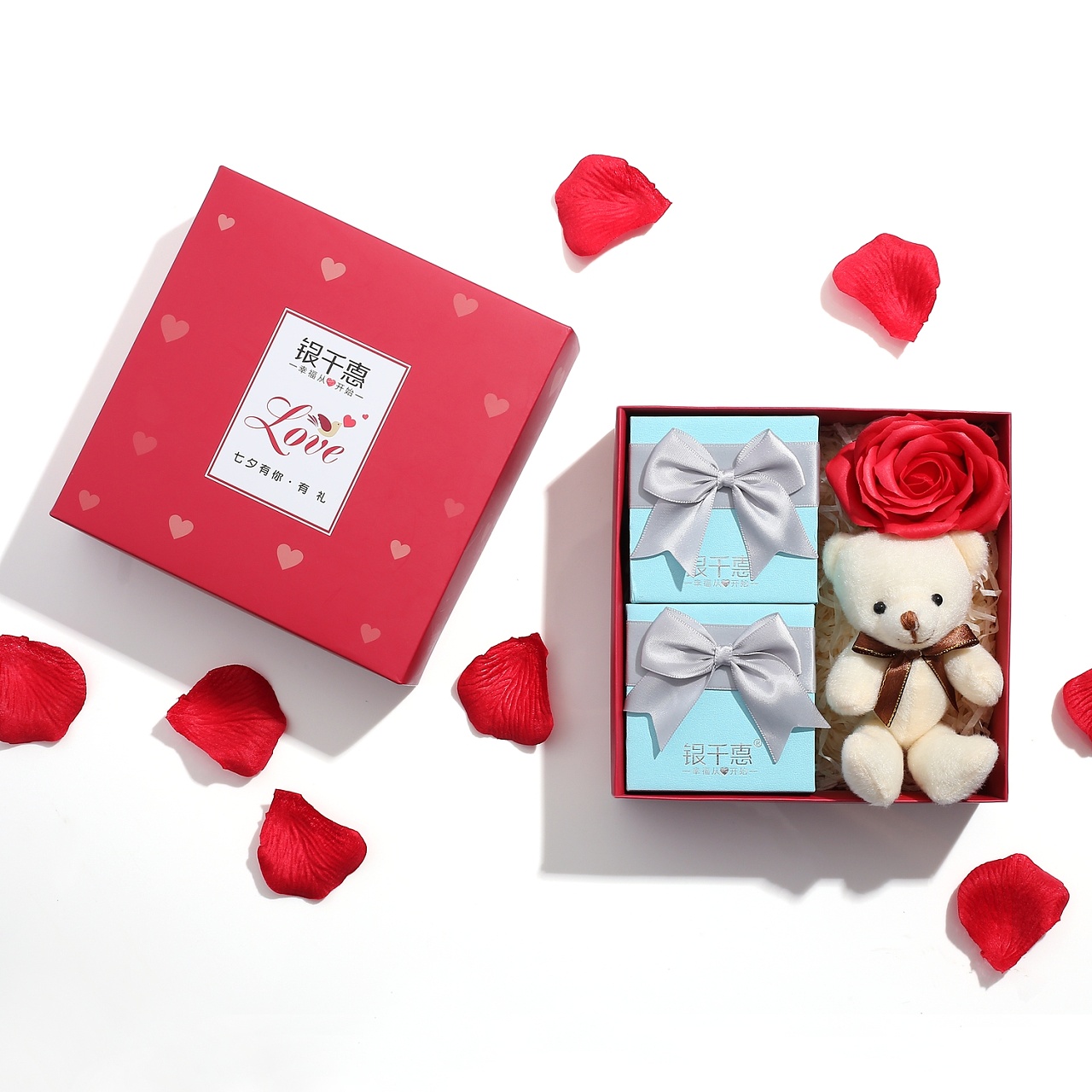 银千惠七夕挚爱礼盒包装设计