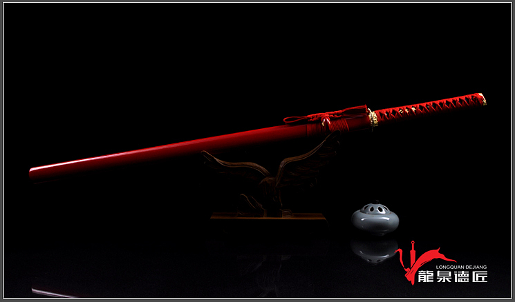 德匠堂宝剑-龙泉刀剑-金龙唐刀|锰钢(DJ-3288)