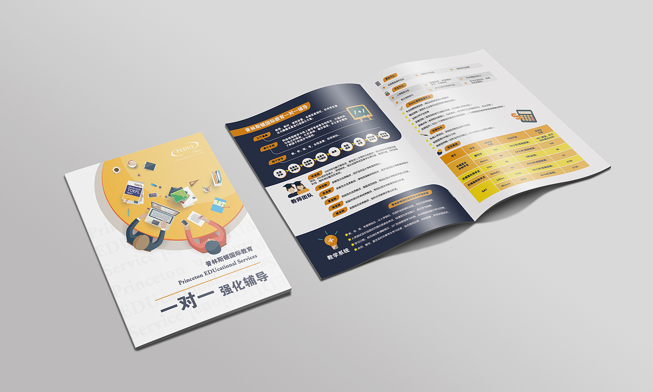 教育培訓(xùn)類 宣傳折頁(yè) 系列（圖ZMzY5MDA4NTY=） - 宣傳物料 - 站酷設(shè)計(jì)師默默人聞原創(chuàng)素材 - 站酷ZCOOL