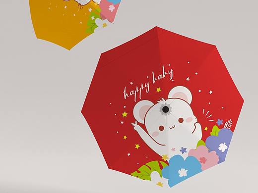 鼠 图案 雨伞 杯子 T恤 印ip 可授权出周边产品