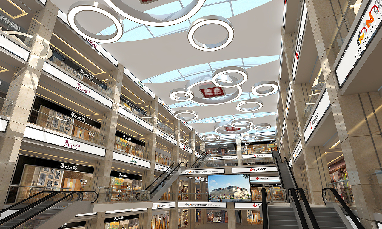 家具商场设计，家具展厅设计，大厅设计（图ZMTgwOTY2ODYw） - 建筑/空间 - 站酷设计师Z15489724原创素材 - 站酷ZCOOL