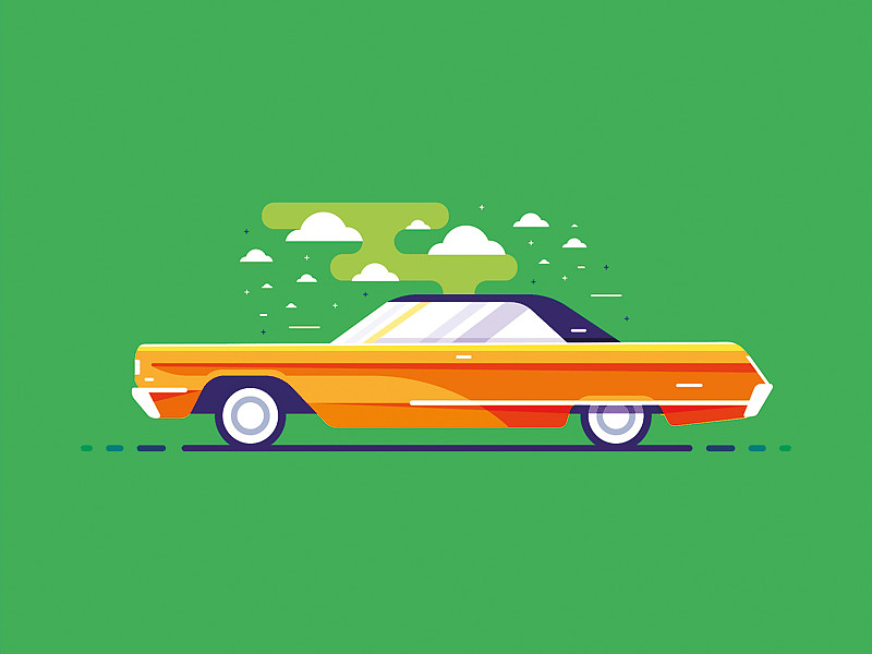 这是一辆开往新年的汽车~（图ZNjgzMTAxMDQ=） - 商业插画 - 站酷设计师桔子橙子原创素材 - 站酷ZCOOL