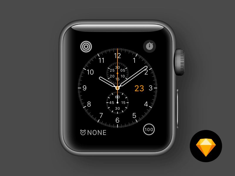苹果手表界面(苹果手表界面放大了怎么缩小)