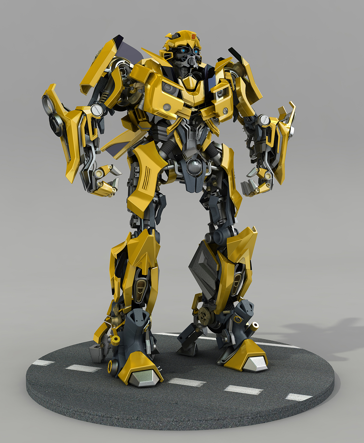 电影版大黄蜂三维模型