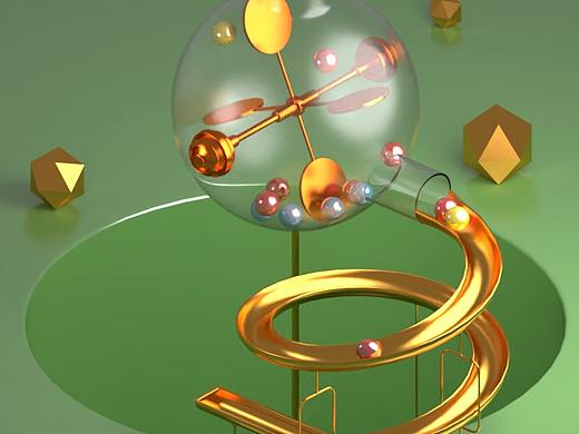 C4D动力学装置三维动画