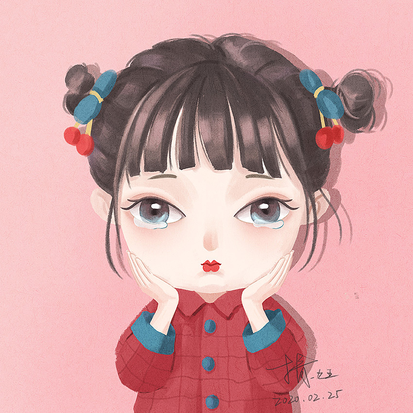 二月插画头像