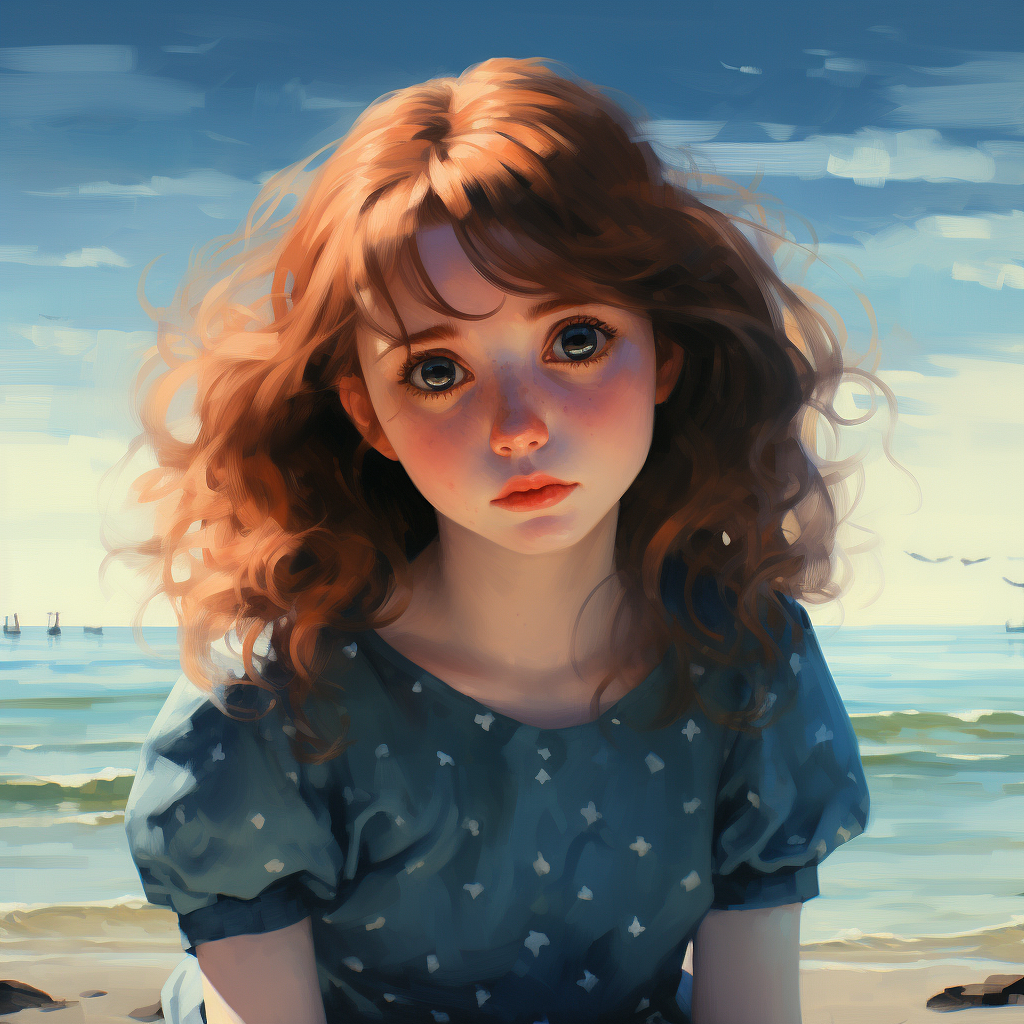 Ai绘出来的美女也好看（图ZMzQ1OTkxODg0） - IP形象 - 站酷设计师凡十一原创素材 - 站酷ZCOOL