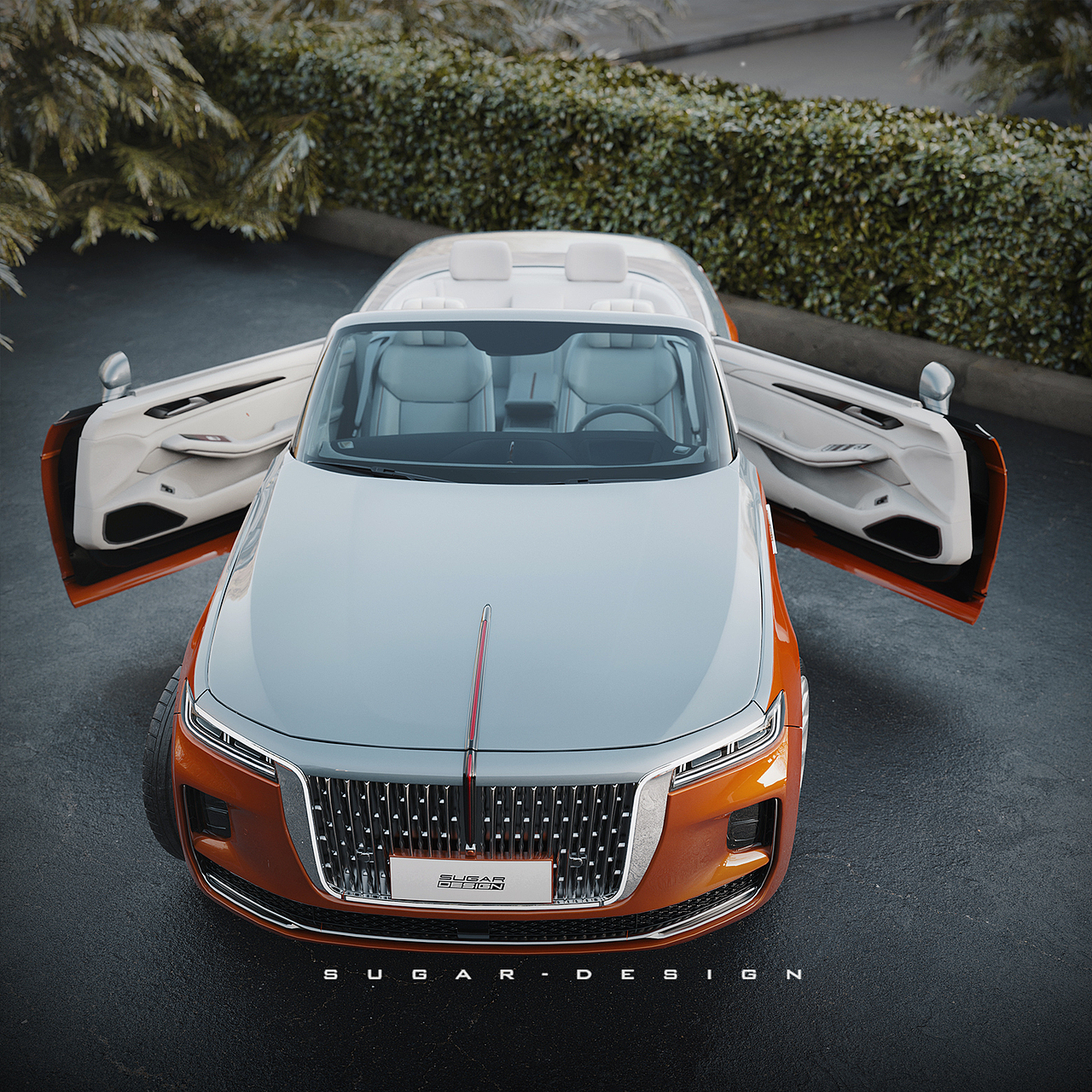 红旗h9 rostrum 敞篷车新车预览