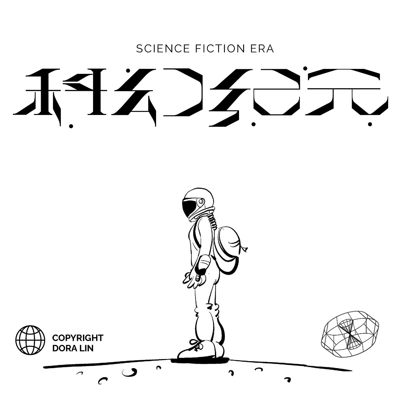 008 | 字体&版式设计 | 科幻纪元（图ZMzE2MTg0Mjcy） - 海报 - 站酷设计师都让_Dora原创素材 - 站酷ZCOOL