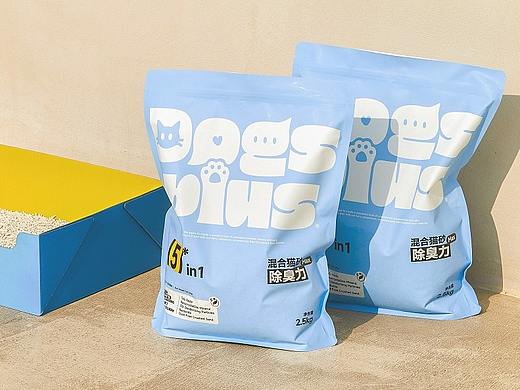 Dogsplus®品牌与包装设计 ｜ 宠物 猫 猫砂 包装 品牌