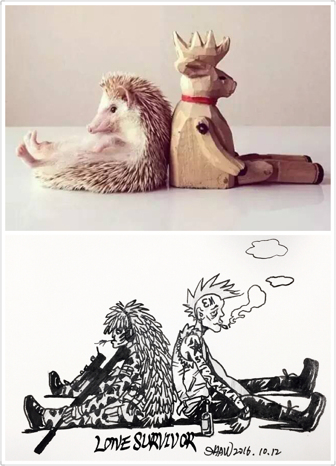 孤独的幸存者|插画|创作习作|shaw1983_原创作品-站酷zcool