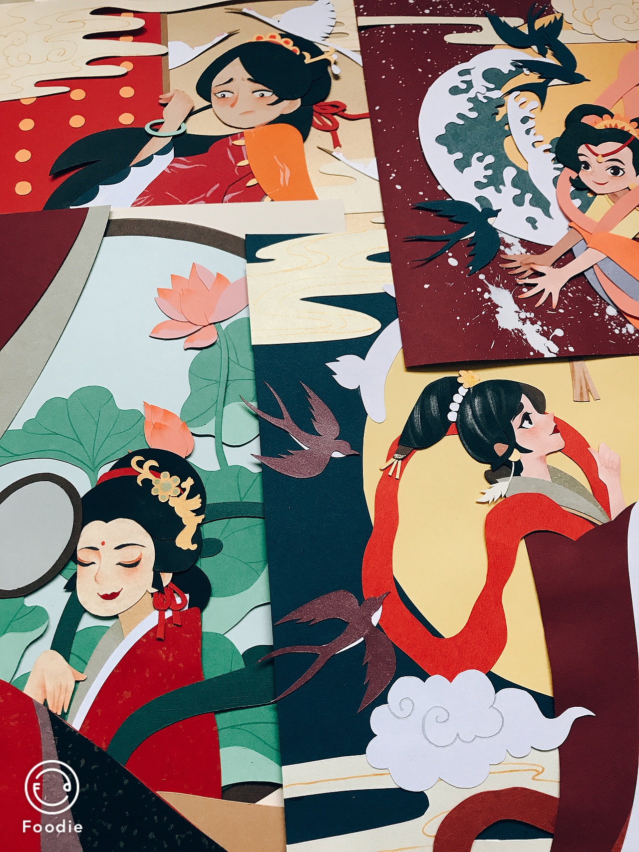 剪纸插画（图ZMTQxODg5ODI0） - 概念设定 - 站酷设计师叫我陈森林原创素材 - 站酷ZCOOL