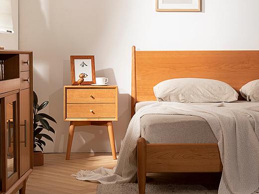 家居摄影-实木床（家具摄影、家居产品拍摄） 