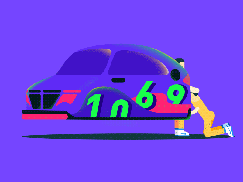 Car Play（图ZNjU0ODMwNjg=） - 艺术插画 - 站酷设计师江南李原创素材 - 站酷ZCOOL
