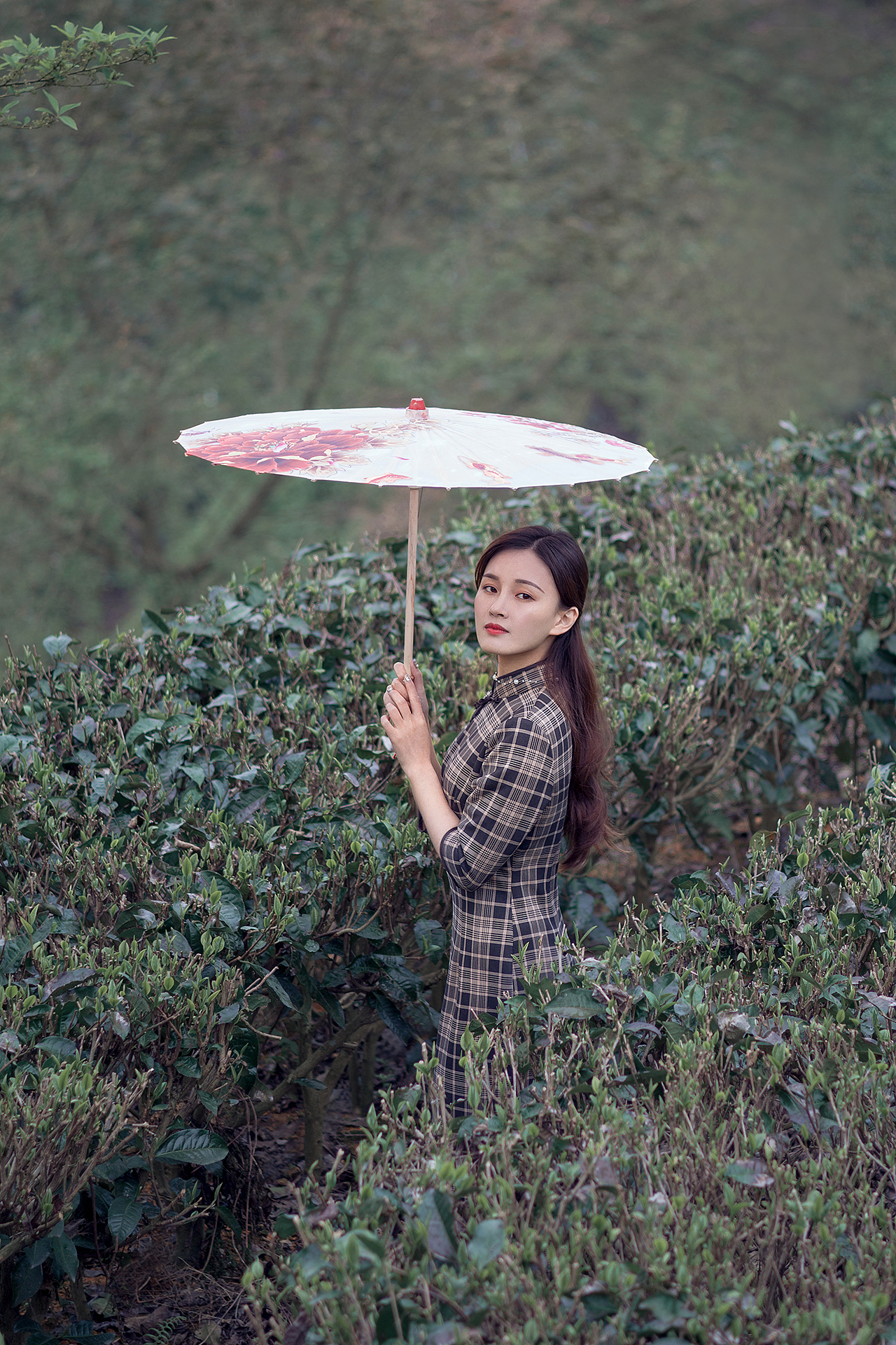 一帘春欲暮，茶烟细杨落花风（图ZMTcwMzgxNjM2） - 人像摄影 - 站酷设计师桃子jun原创素材 - 站酷ZCOOL