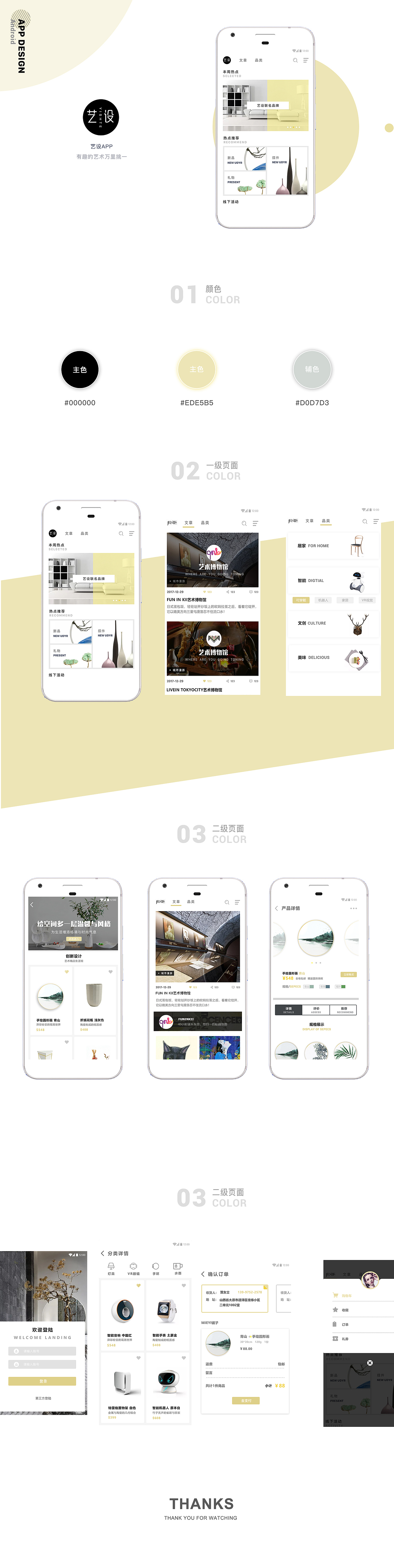 艺设文创产品交易APP界面改版（图ZMTE0ODYxMDI0） - APP界面 - 站酷设计师美好的女子原创素材 - 站酷ZCOOL