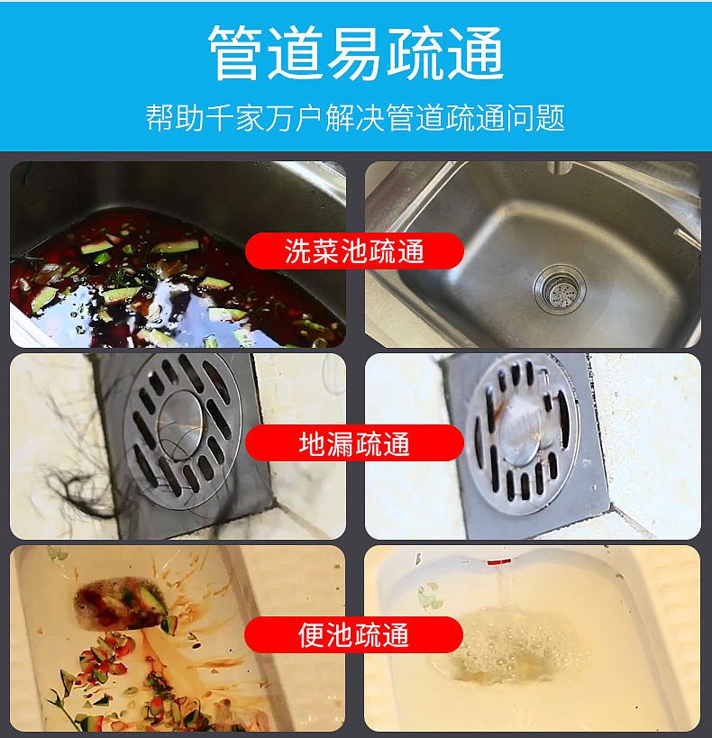 管道疏通剂电商详情页设计（图ZMjI3ODA0MTU2） - 电商 - 站酷设计师道昌视觉原创素材 - 站酷ZCOOL