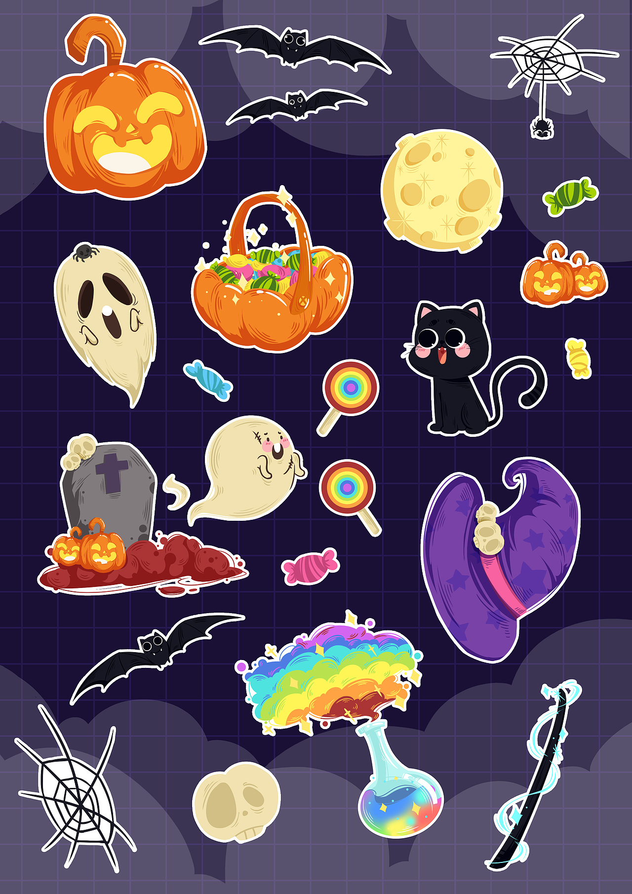 万圣节贴纸