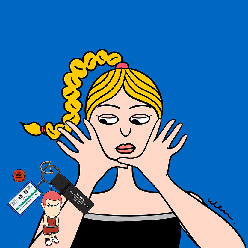 算是搞怪插画吧