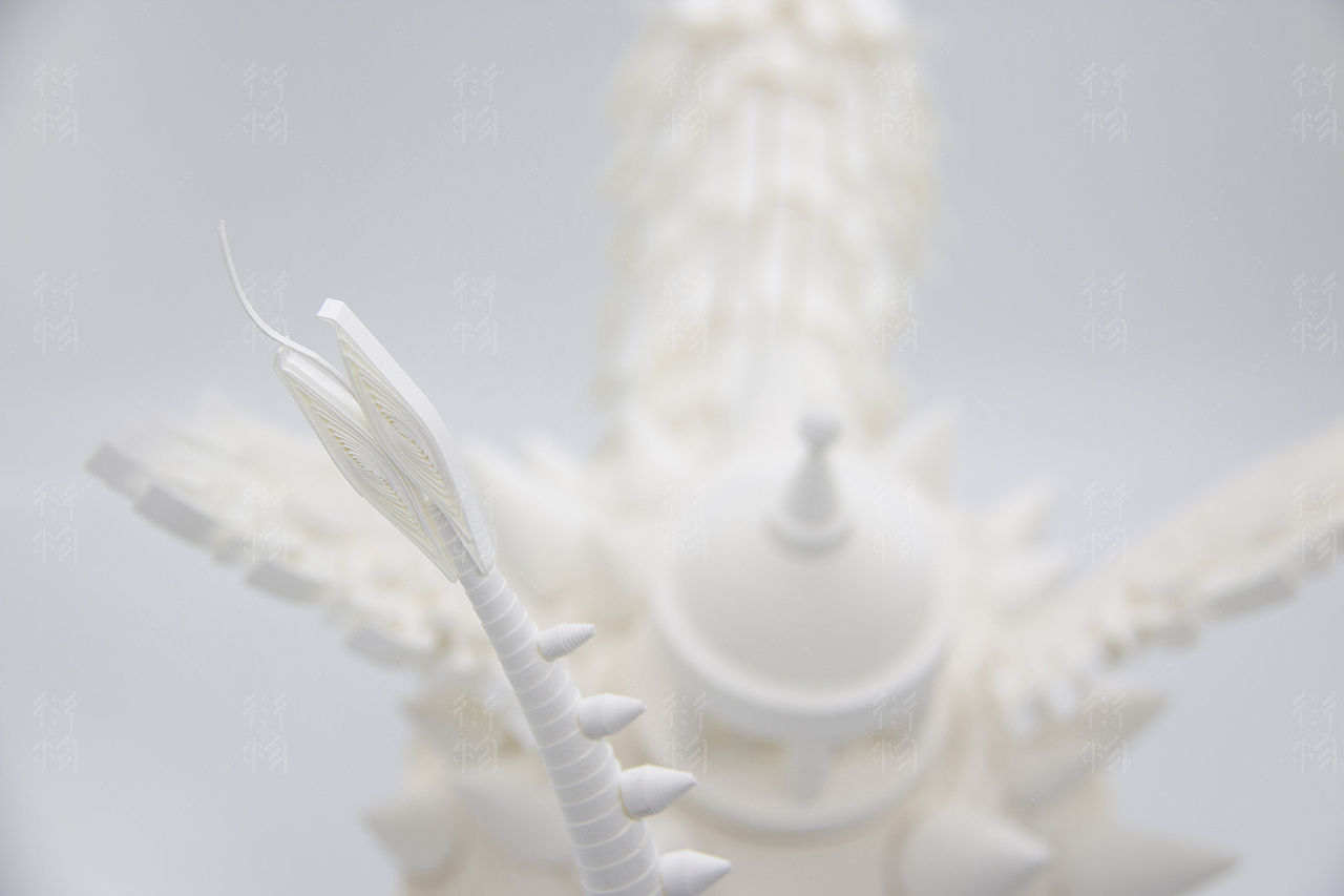 衍物 -《山海经·旋龟》大型立体衍纸创作