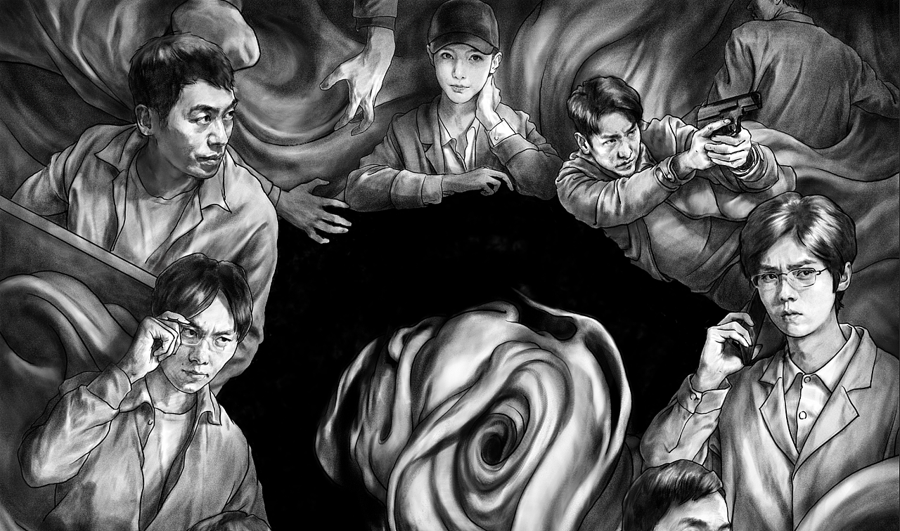 爱奇艺《迷雾剧场》插画海报
