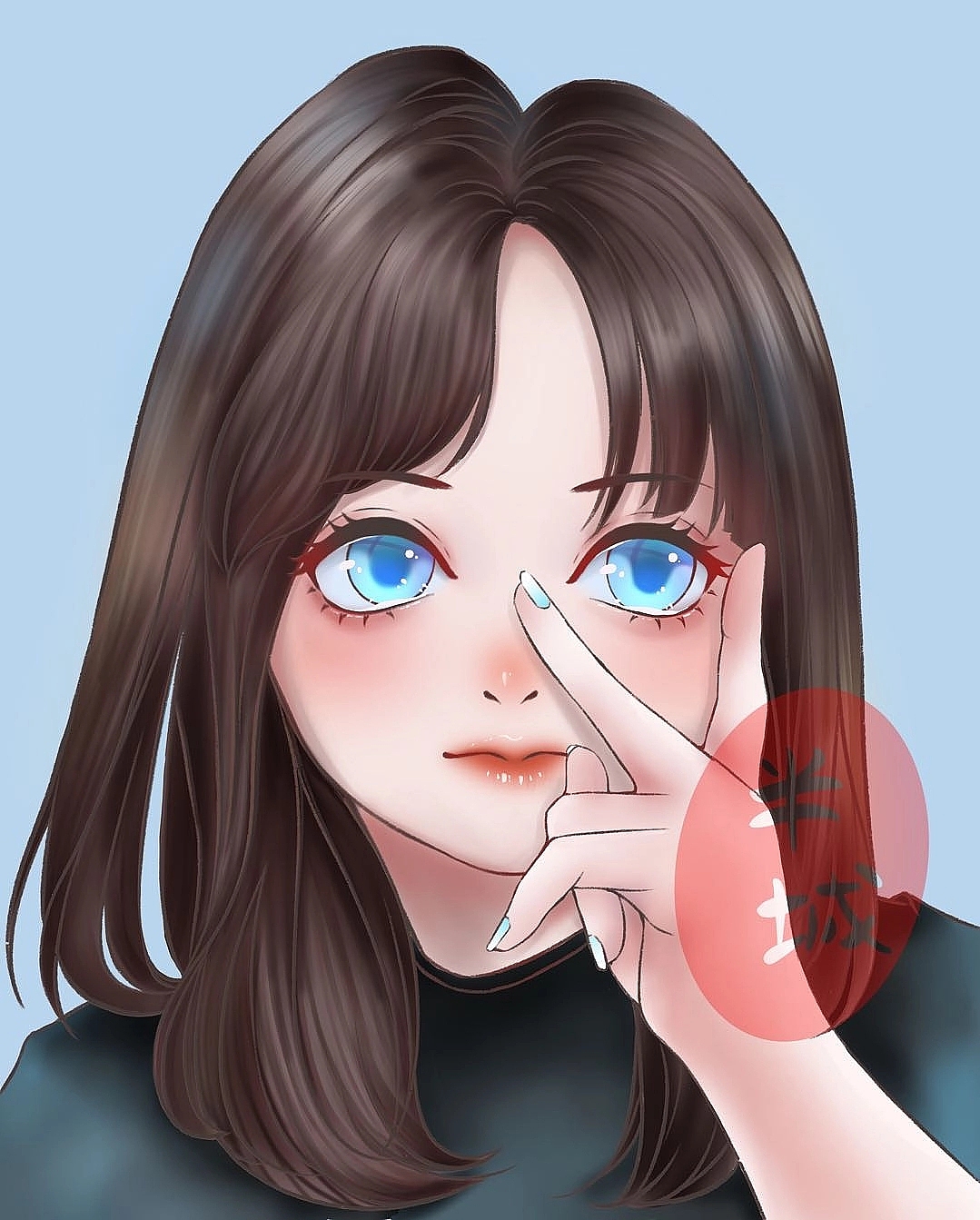 人物头像卡通画-可爱儿童头像画（图ZMjk4MjU0OTAw） - 艺术插画 - 站酷设计师吃葡萄说榴莲原创素材 - 站酷ZCOOL