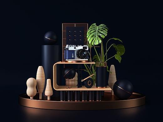 oc渲染练【空间搭建】（个人主页-ZMzc1MzEzNDQ=） - 建筑/空间 - 站酷设计师SUN_XIAODAN原创素材 - 站酷ZCOOL