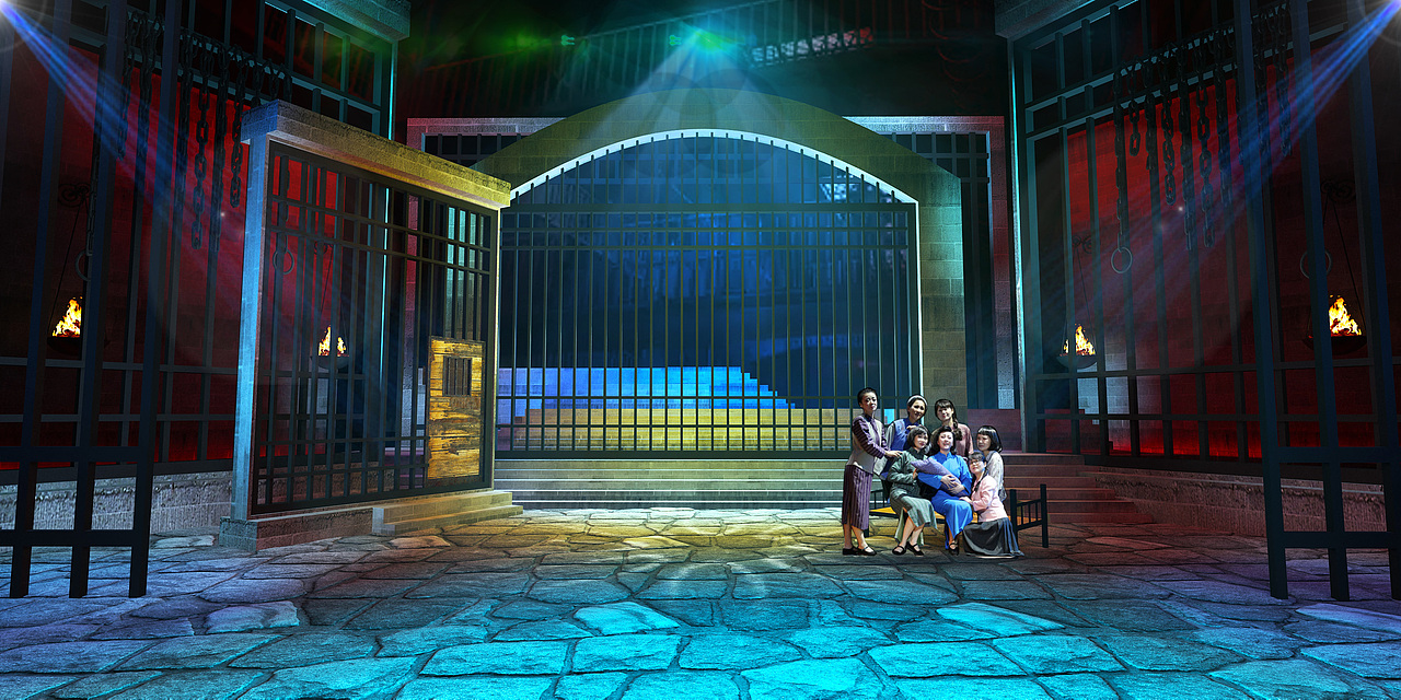 《歌剧江姐》舞美设计