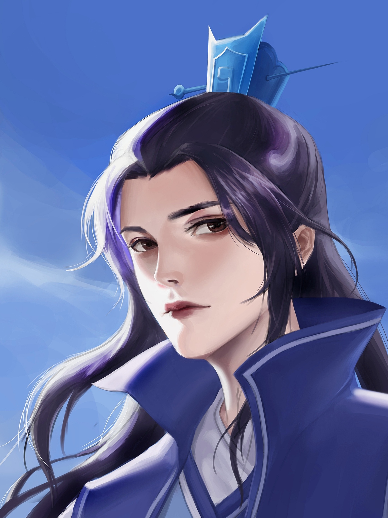 仙剑四慕容紫英头像练习