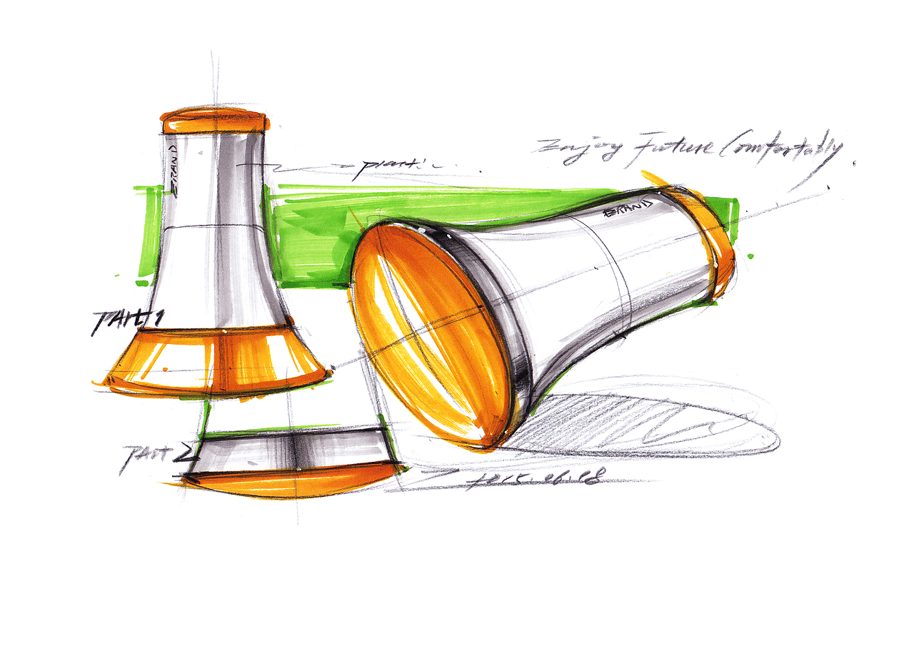 2015产品设计手绘6月 一日一画