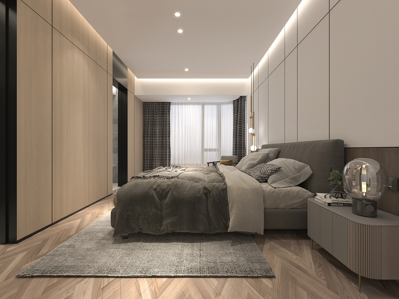 现代风格大平层（图ZMjM2NDQ3NDcy） - 家装设计 - 站酷设计师akey阿奇原创素材 - 站酷ZCOOL