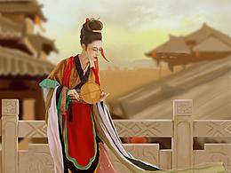 古风《洛神赋》临摹照片摄影师蝈蝈小姐