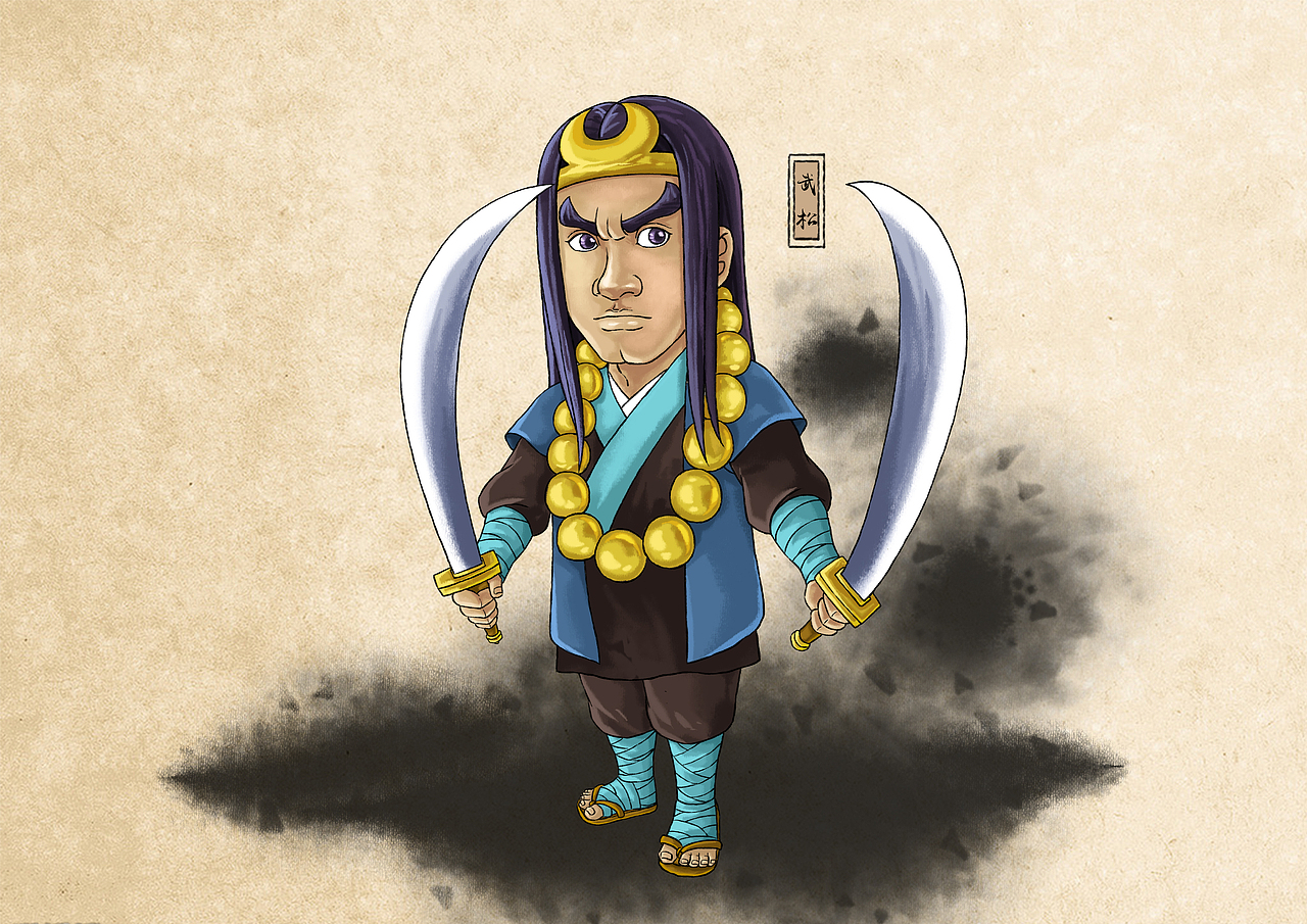 一组水浒英雄好汉图