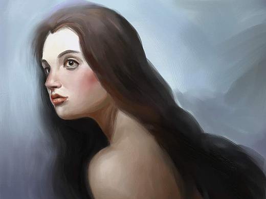 cg-人物头像-长发女孩（个人主页-ZMjc1MTQzNjg=） - 商业插画 - 站酷设计师janehoart原创素材 - 站酷ZCOOL