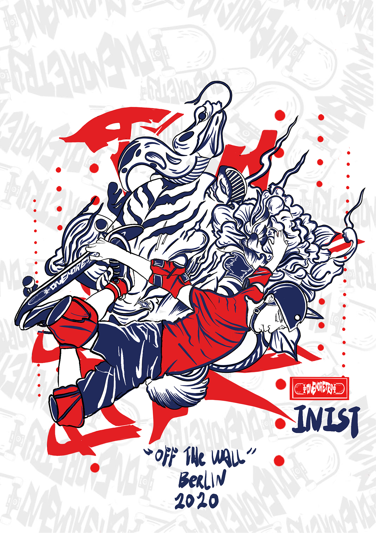 “不止滑板”（图ZMjUyMTg4MzQ4） - 创作习作 - 站酷设计师小刘SHU唐僧原创素材 - 站酷ZCOOL