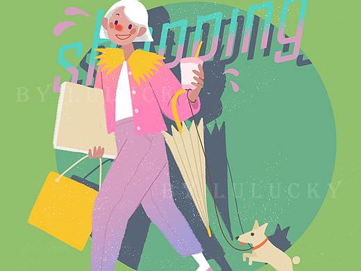 插画丨春日里的shopping狂欢