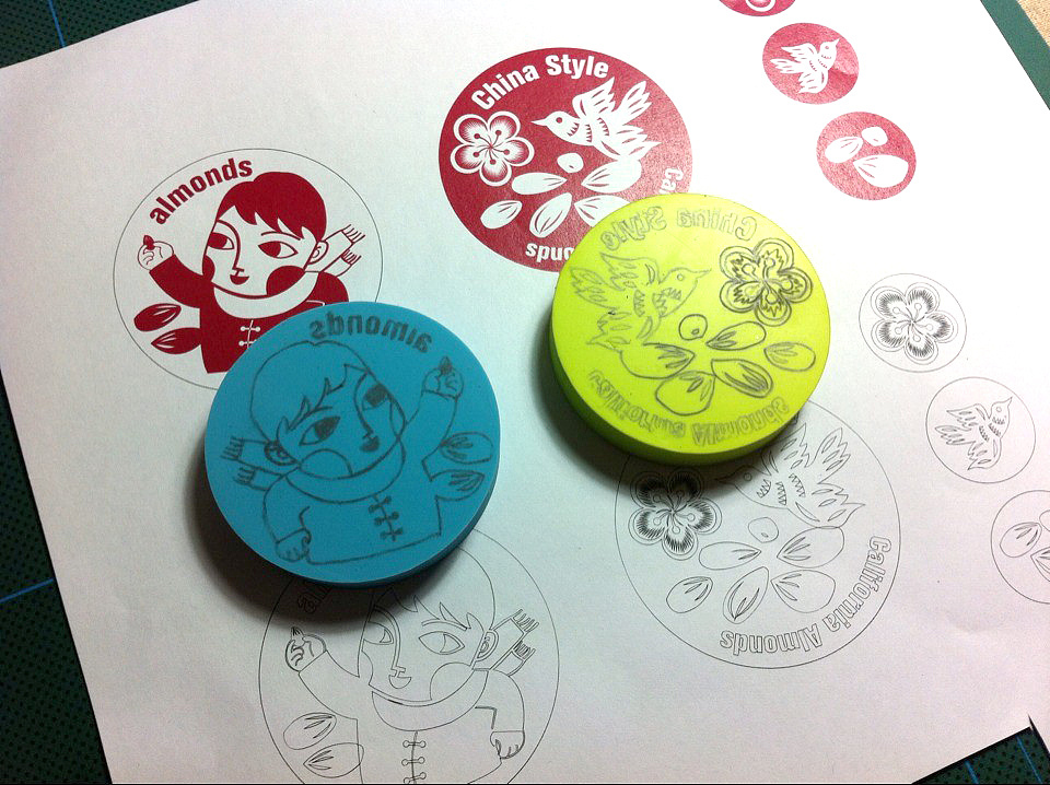 巴旦木的橡皮章子（图ZMTI2NDQ5MzI=） - 其他手工艺 - 站酷设计师自由的猞猁原创素材 - 站酷ZCOOL