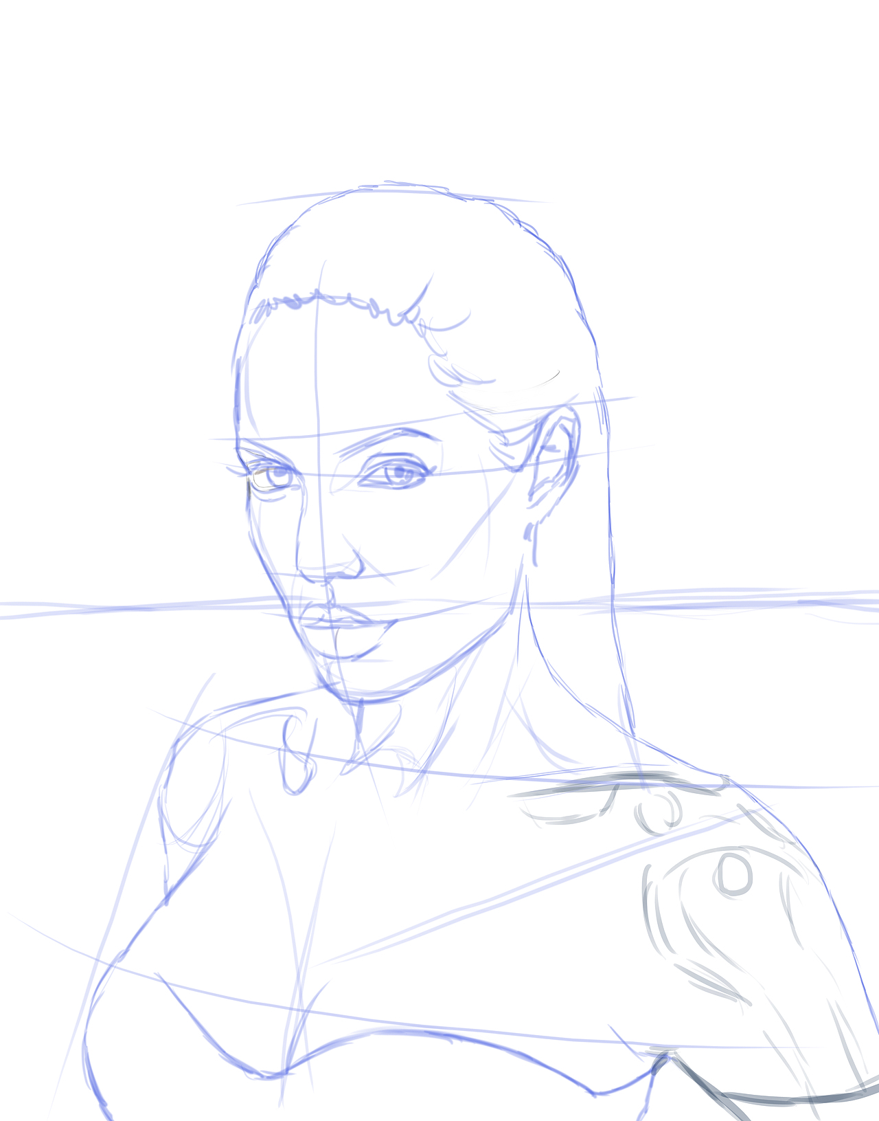 写实风的安吉丽娜朱莉（图ZMTIzNzIzMjQ=） - 创作习作 - 站酷设计师純哥原创素材 - 站酷ZCOOL