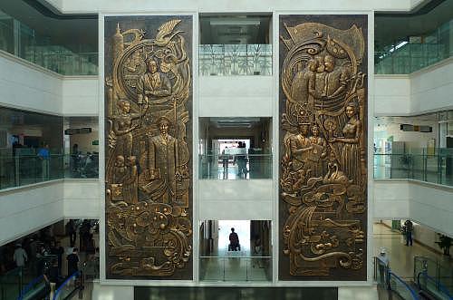 医院大厅浮雕设计定制（图ZMTg4Nzg1NjA0） - 景观设计 - 站酷设计师浮雕设计公司原创素材 - 站酷ZCOOL