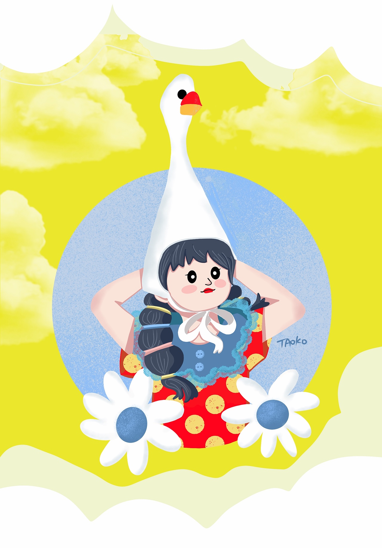 鹅帽妹妹（图ZMjIxOTI2MTUy） - 艺术插画 - 站酷设计师wurtor原创素材 - 站酷ZCOOL