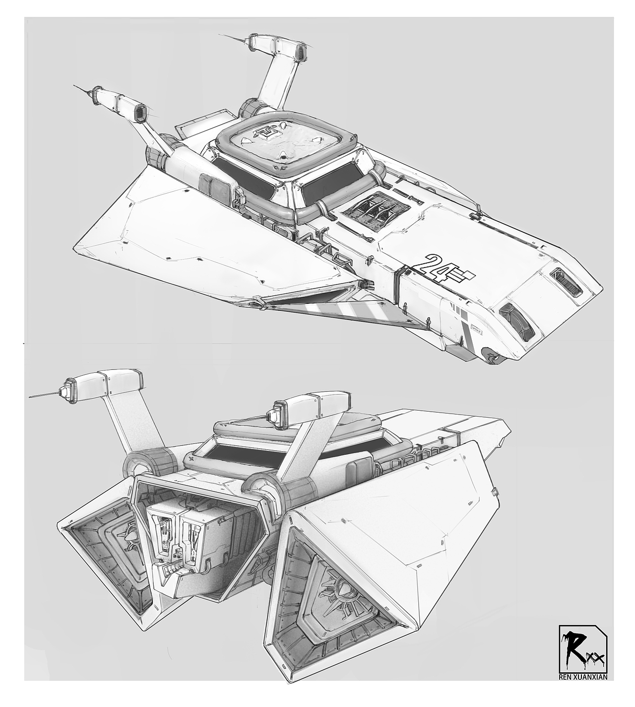 流浪者号（图ZMTk5MjEyNTg0） - 概念设定 - 站酷设计师任奕原创素材 - 站酷ZCOOL