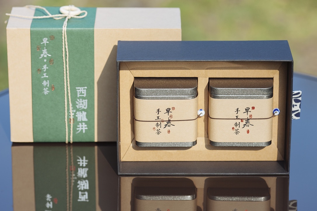 四寒茶舍龙井茶包装