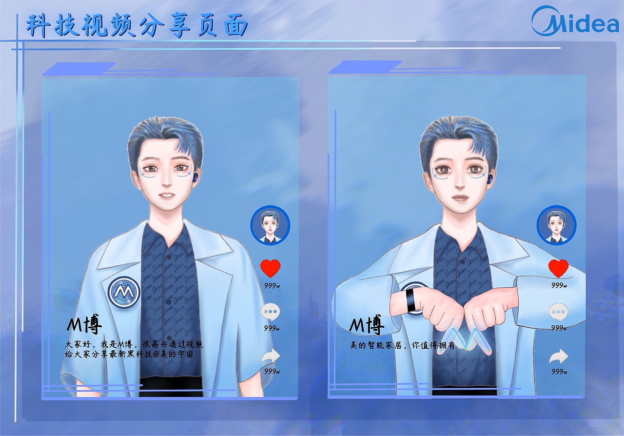 美的M博IP形象设计创作