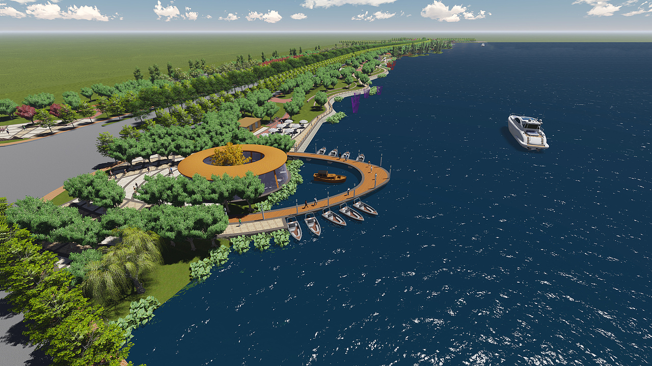 滨水道路两侧景观设计