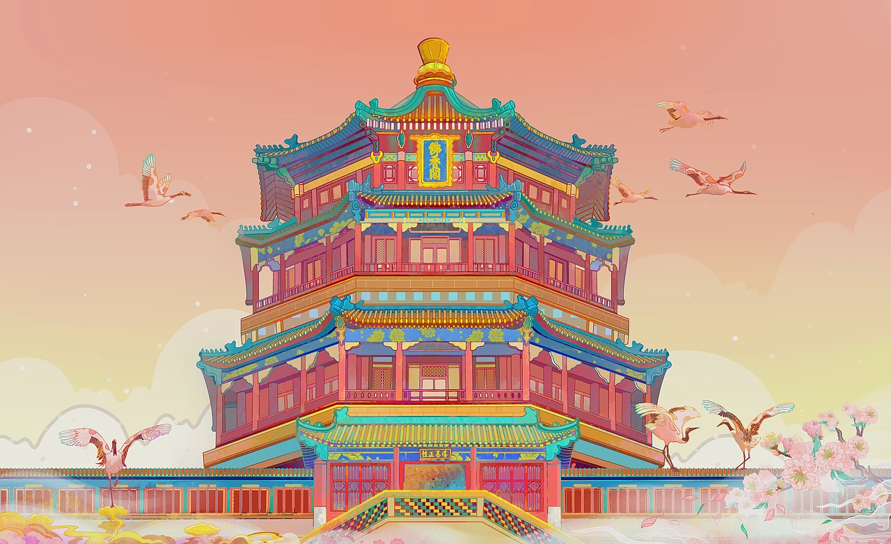 建筑（图ZMjE0Njk2NjIw） - 艺术插画 - 站酷设计师LWYo原创素材 - 站酷ZCOOL