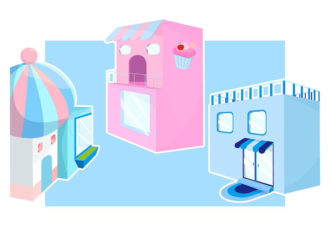 儿童节儿童教育/节日矢量场景人物插图（图ZMjI1Njc2MjE2） - 儿童插画 - 站酷设计师BINGNNN原创素材 - 站酷ZCOOL